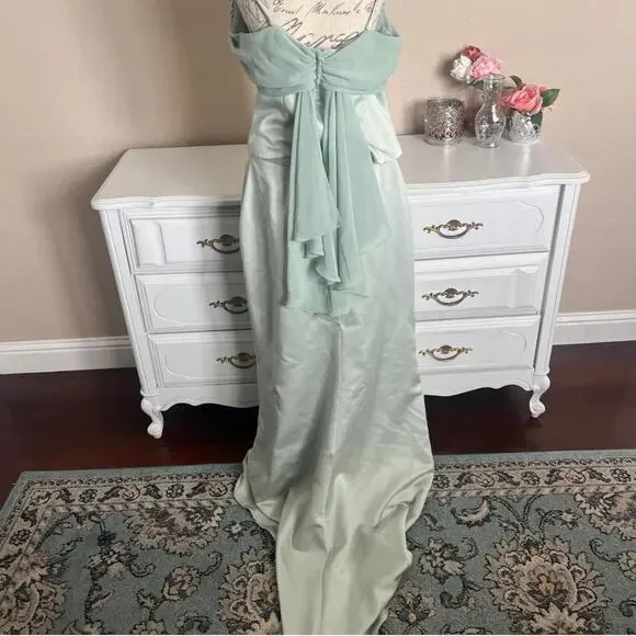 Green prom skirt - Picture 4 of 6